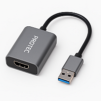 Protec | כבל USB-A למתאם HDMI Protec | כבל USB-A למתאם HDMI