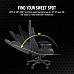 מושב גיימינג בד Corsair צבע שחור אפור דגם TC100 מושב גיימינג בד Corsair צבע שחור אפור דגם TC100