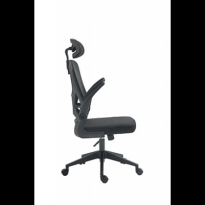 כיסא משרד ארגונומי בצבע שחור | Dragon Smart Tech דגם GPDRC-R10-B