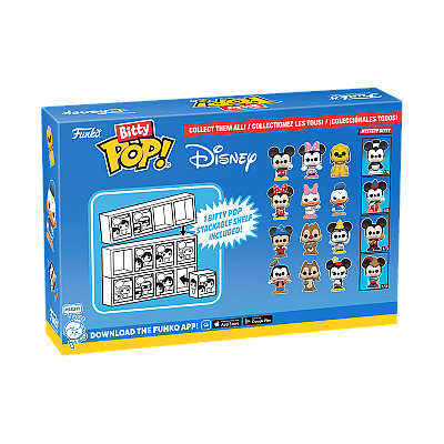 Funko Bitty Pop! – Disney  | סט מיני אספנות (4 יחידות, כ-2.5 ס"מ) Funko Bitty Pop! – Disney  | סט מיני אספנות (4 יחידות, כ-2.5 ס"מ)