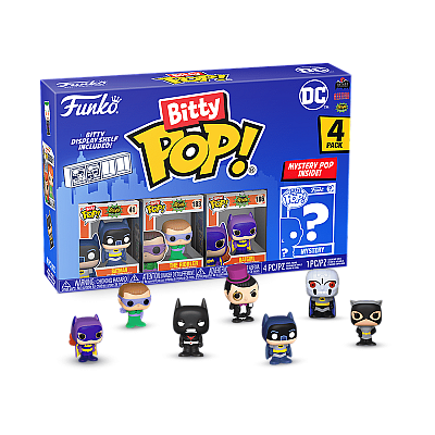 Funko Bitty Pop! DC Comics – סט מיני אספנות (The Joker 4-Pack)