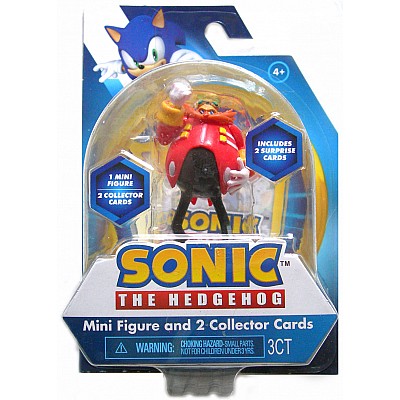 Sonic | דמות מסוניק הקיפוד בשם Dr. Eggman עם 2 קלפים