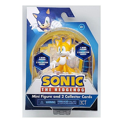 Sonic | דמות מסוניק הקיפוד בשם Tails עם 2 קלפים