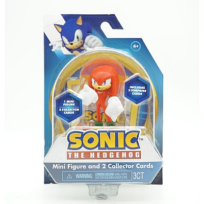Sonic | דמות מסוניק הקיפוד בשם Knuckles עם 2 קלפים