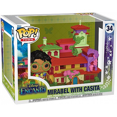 Funko Pop | בובת פופ Disney: Disney - Town: Encanto Mirabel with Casita #34 Funko Pop | בובת פופ Disney: Disney - Town: Encanto Mirabel with Casita #34