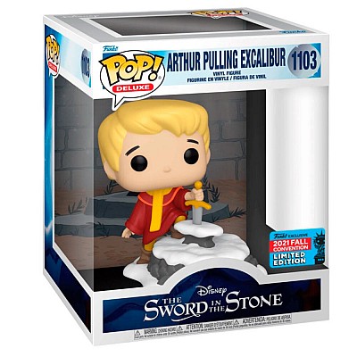 Funko Pop | בובת פופ Disney: Disney - Arthur Pulling Excalibur: The Sword in the Stone (Exclusive) Funko Pop | בובת פופ Disney: Disney - Arthur Pulling Excalibur: The Sword in the Stone (Exclusive)