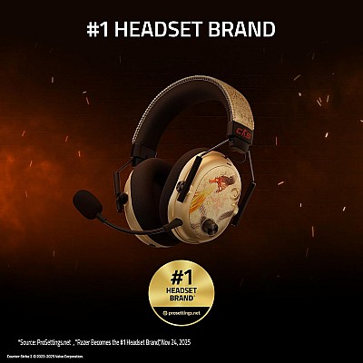 Razer BlackShark V3 Pro – Counter-Strike 2 Edition אוזניות גיימינג פרימיום