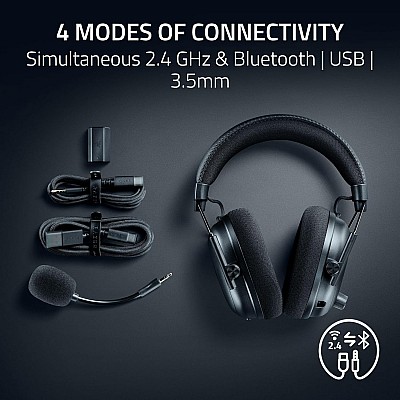 Razer BlackShark V3 Pro – Counter-Strike 2 Edition אוזניות גיימינג פרימיום