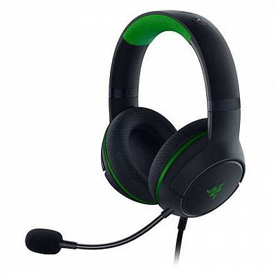אוזניות חוטיות גיימינג עם מיקרופון RAZER Kaira X בצבע שחור