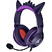אוזניות גיימינג Razer Kraken Kitty V2 Pokemon Gengar Edition ‏USB Type-A עם 7.1