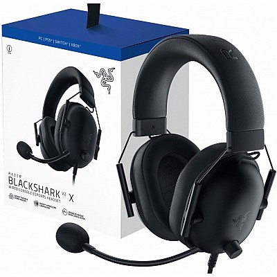 אוזניות גיימינג Razer BlackShark V2 X for PlayStation