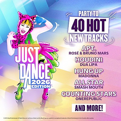 Just Dance 2026 ל-Nintendo Switch (קוד דיגיטלי בלבד)