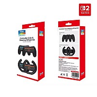 ערכת DOBE: ידיות אחיזה והגה לשלטי Joy-Con – תואם ל-Nintendo Switch 2