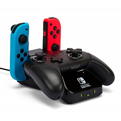עמדת טעינה PowerA ל-Joy-Con ול-Pro Controller עבור Nintendo Switch