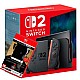 קונסולת משחק Nintendo Switch 2 256GB – אדום/כחול ומשחק Hitman: Signature Edition | יבואן רשמי