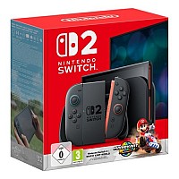 קונסולת משחק Nintendo Switch 2 256GB - אדום / כחול מהדורת Mario World Edition