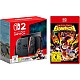 קונסולת משחק Nintendo Switch 2 256GB – אדום/כחול ומשחק Donkey Kong™ Bananza | יבואן רשמי