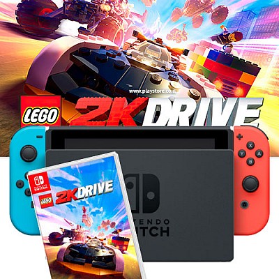Nintendo Switch | באנדל קונסולת ניידת נינטנדו סוויץ’ כולל משחק Lego 2K Drive