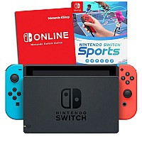 באנדל Nintendo Switch + Nintendo Switch Sports + Nintendo Switch Online (3 חודשים)