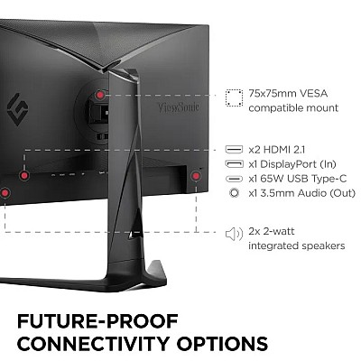 מסך גיימינג ViewSonic XG275D1-4K "27 רזולוציית 4K UHD