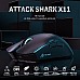 עכבר גיימינג אלחוטי Attack Shark X11 שחור עכבר גיימינג אלחוטי Attack Shark X11 שחור