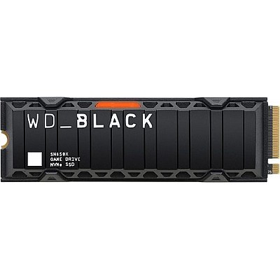 כונן פנימי SSD עם צלעות קירור WD BLACK SN850X NVMe SSD 2TB With HS לסוני 5 ומחשב