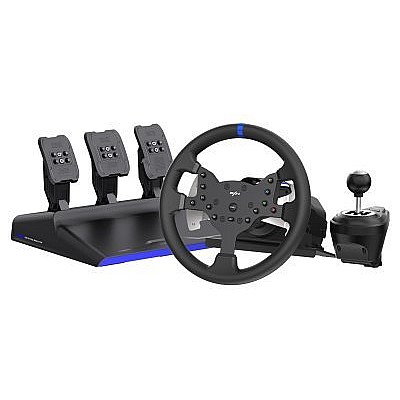 הגה מרוצים + גיר הילוכים + דוושות דגם PXN V99