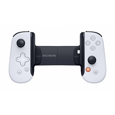 בקר נייד BACKBONE Playstation Edition חיבור אייפון ל-Lightning צבע לבן