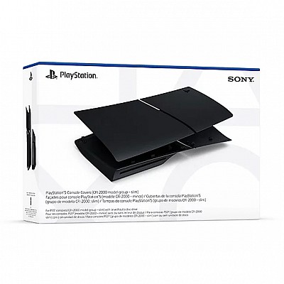 כיסוי מקורי לקונסולה פלייסטיישן 5 - PS5 Cover Set Slim Blu Ray/ Digital Midnight Black כיסוי מקורי לקונסולה פלייסטיישן 5 - PS5 Cover Set Slim Blu Ray/ Digital Midnight Black