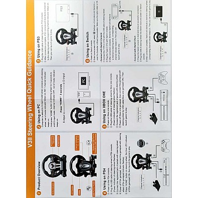 הגה מרוצים + גיר הילוכים + דוושות PXN V3 PRO + משחק מרוץ NFS