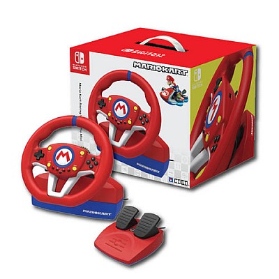 הגה מרוצים ודוושות HORI Mario Kart Racing Wheel Pro Mini for Nintendo Switch