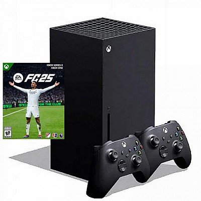  1T Xbox Series X כולל 2 שלטים ומשחק FC 25