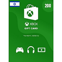 Xbox Game Gift Card | אקס בוקס גיפט קארד בשווי 200 ש''ח