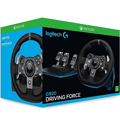 הגה מרוצים Logitech G920 Driving Force ל-Xbox Series X|S / Xbox One / PC הגה מרוצים Logitech G920 Driving Force ל-Xbox Series X|S / Xbox One / PC