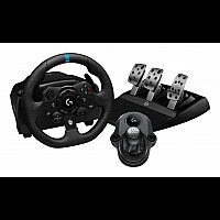הגה מרוצים Logitech G923 TRUEFORCE עם דוושות ושיפטר ל-Xbox Series X|S / Xbox One / PC