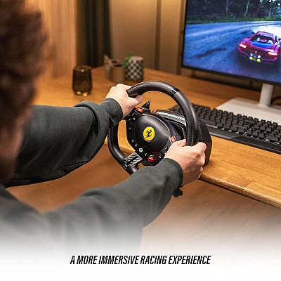 הגה ודוושות Thrustmaster T98 Ferrari 296 GTS ל-Xbox ול-PC הגה ודוושות Thrustmaster T98 Ferrari 296 GTS ל-Xbox ול-PC