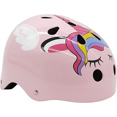 קסדה לילדים דגם Unicorn מבית Grow - מידה M - צבע ורוד קסדה לילדים דגם Unicorn מבית Grow - מידה M - צבע ורוד