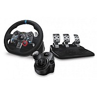 הגה מירוצים Logitech G29 Driving Force עם דוושות ושיפטר ל-PS5 / PS4 / PC הגה מירוצים Logitech G29 Driving Force עם דוושות ושיפטר ל-PS5 / PS4 / PC