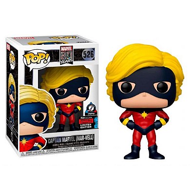 Funko Pop | בובת פופ: Marvel: Captain Marvel (Mar-Vell) NYCC (Exclusive) זוהר בחושך Funko Pop | בובת פופ: Marvel: Captain Marvel (Mar-Vell) NYCC (Exclusive) זוהר בחושך