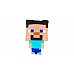 בובה רכה מיינקראפט Minecraft Steve Zombie Creeper