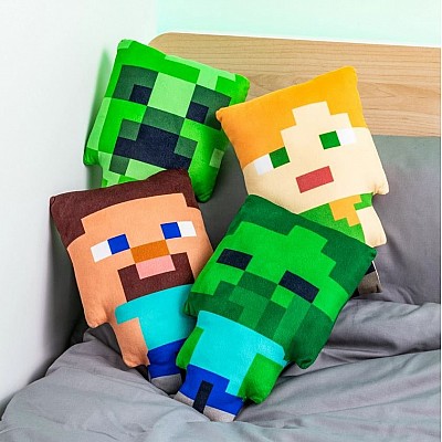 בובה רכה מיינקראפט Minecraft Steve Zombie Creeper