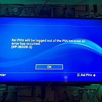 תיקון פלייסטיישן 4 קוד שגיאה ERROR 36006-5 תיקון פלייסטיישן 4 קוד שגיאה ERROR 36006-5