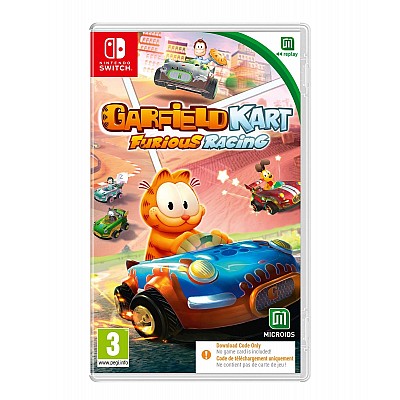 Nintendo Switch | משחק לנינטנדו סוויץ' - Garfield Kart: Furious Racing (מגיע כקוד הורדה דיגיטלי)