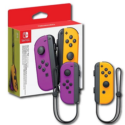 Nintendo Switch Joy-Con Pair Purple & Orange - בקרים לנינטנדו סוויץ