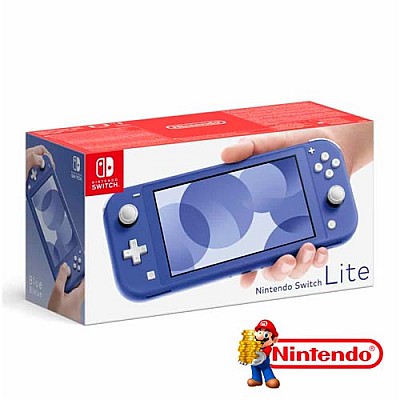 קונסולת ניידת נינטנדו סוויץ’ לייט צבע כחול | NINTENDO SWITCH Lite Console Blue אחריות שנה