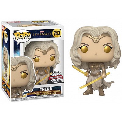 Funko Pop | בובת פופ: Marvel: Eternals - Thena (Exclusive) #743 Funko Pop | בובת פופ: Marvel: Eternals - Thena (Exclusive) #743