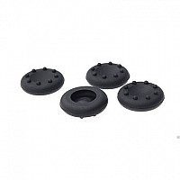 מגני סטיקים מסיליקון לשני שלטים PS4 - PS3 - XBOX 360 - XBOX ONE Silicone Thumb Grips בצבע שחור