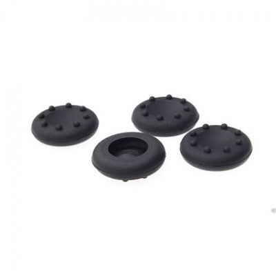 מגני סטיקים מסיליקון לשני שלטים PS4 - PS3 - XBOX 360 - XBOX ONE Silicone Thumb Grips בצבע שחור