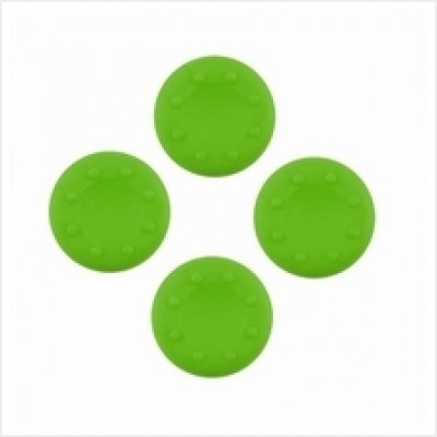 מגני סטיקים מסיליקון לשני שלטים PS4 - PS3 - XBOX 360 - XBOX ONE Silicone Thumb Grips בצבע ירוק