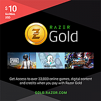 קוד בשווי Razer Gold 10 USD